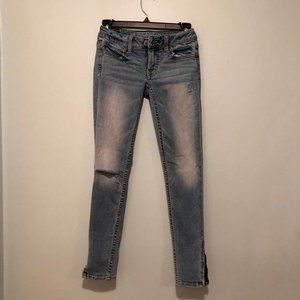 American Eagle Outfitters  distressed Jeans  size 00 regular